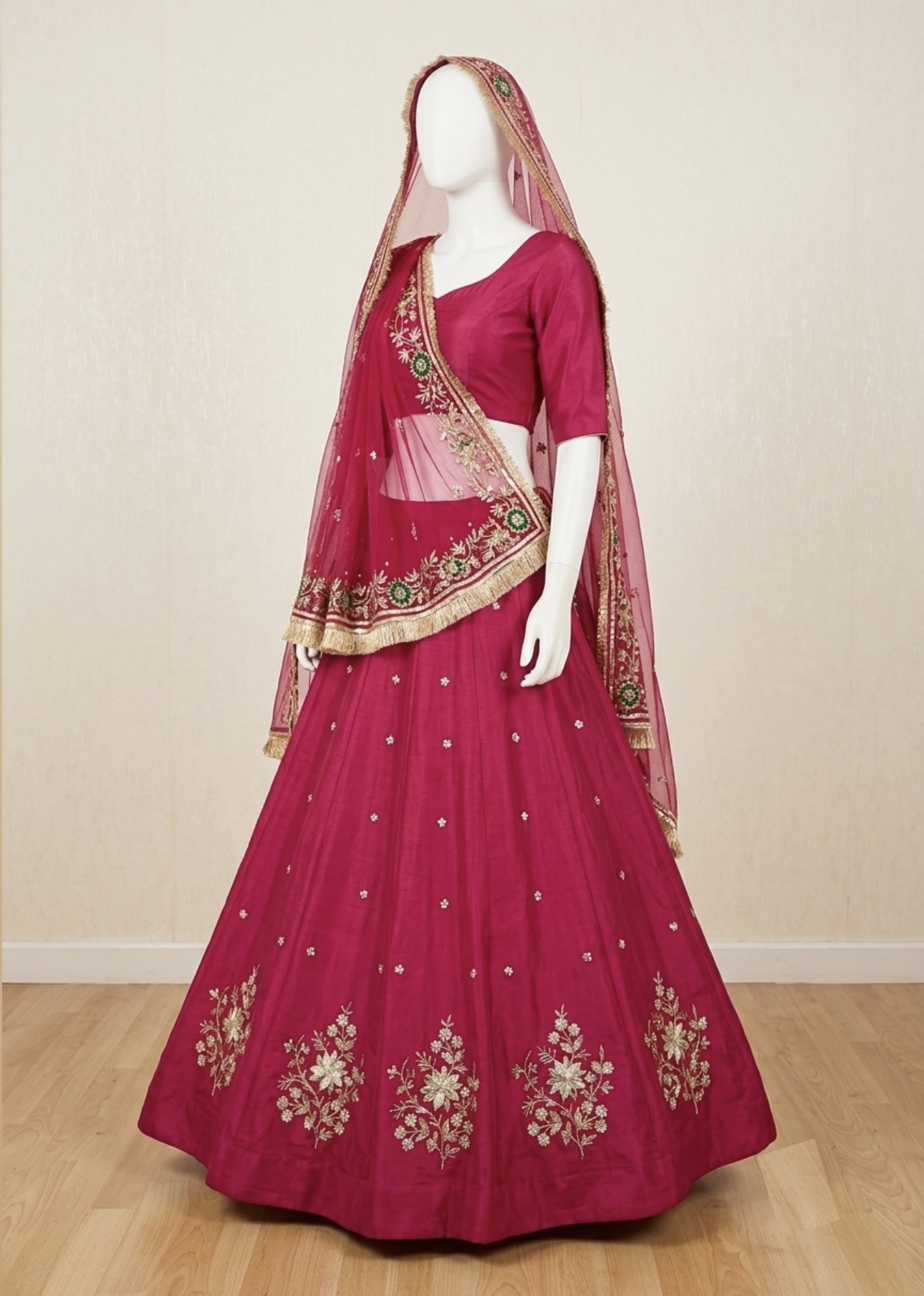 Inayat- The beautiful magenta lehenga set